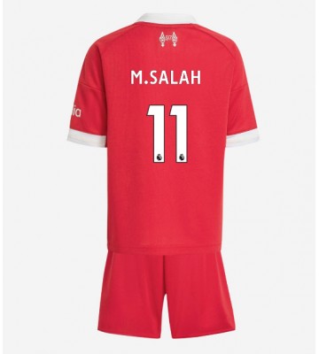 Liverpool Mohamed Salah #11 Hjemmebanetrøje Børn 2025-26 Kortærmet (+ Korte bukser)